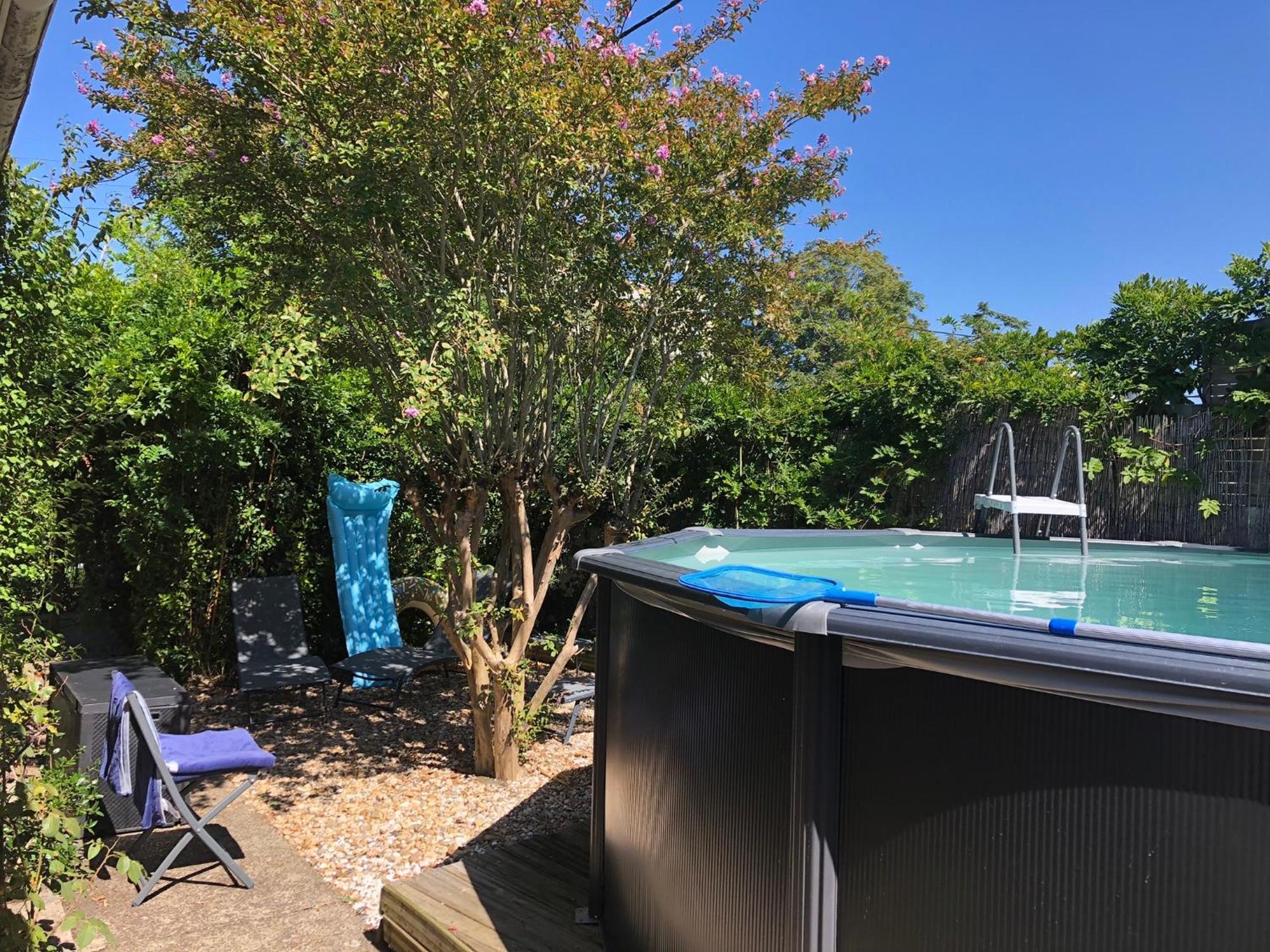 Maison A Arcachon Avec Piscine Hors-Sol Exteriér fotografie